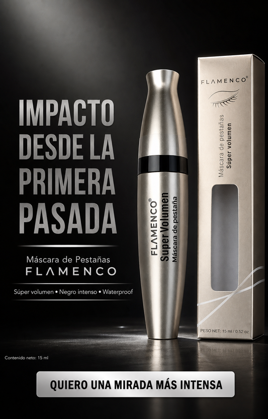 MASCARA DE PESTAÑAS Flamenco Super Volumen 2x1
